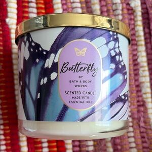 Bath and body works candle- butterfly
